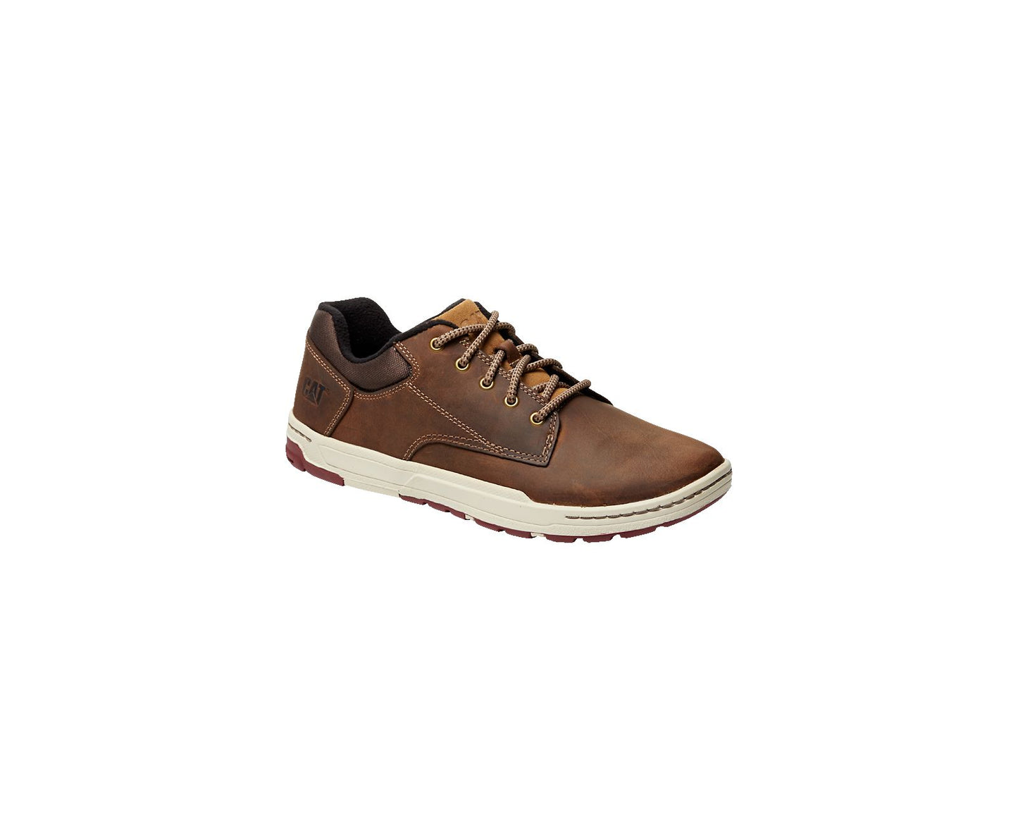 CAT Caterpillar Men's Colfax P716677 Leather Shoes Dark Beige