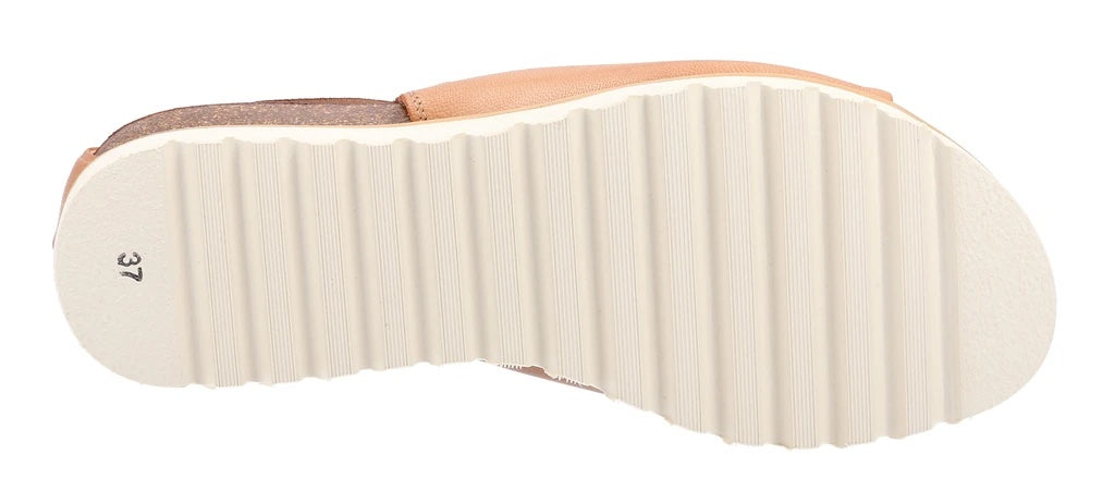 Riva Women's Salou Leather Sandals Tan Brown