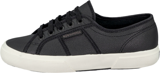 Superga  2750 Tumbled Leather Classic Sneakers Black Favorio