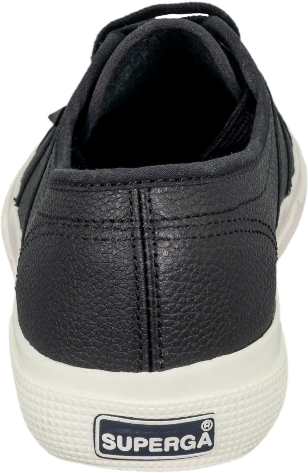 Superga 2750 Tumbled Leather Classic Sneakers Black Favorio