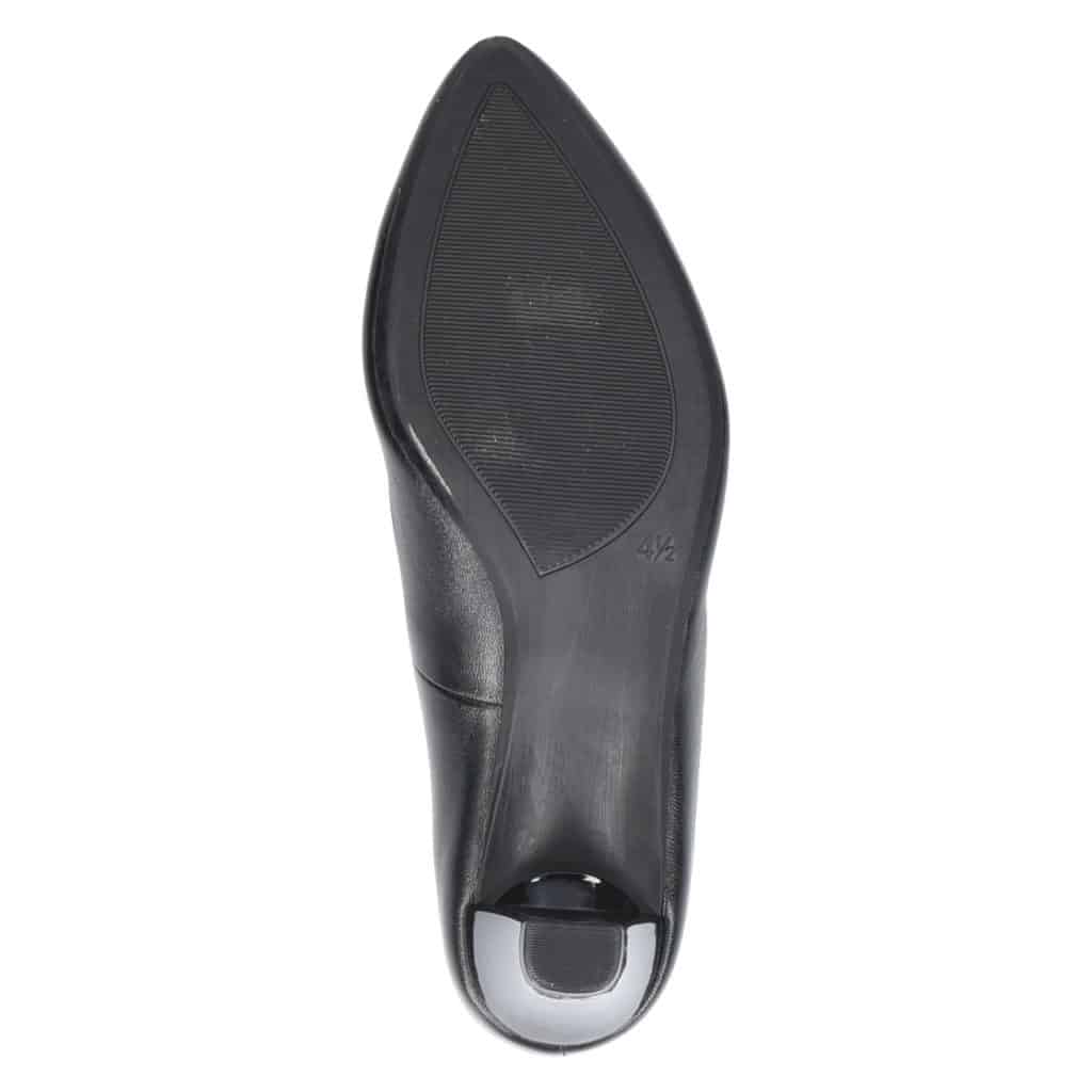 Caprice Women's 9-22400-41 Leather Pump Heel Shoes Black Nappa