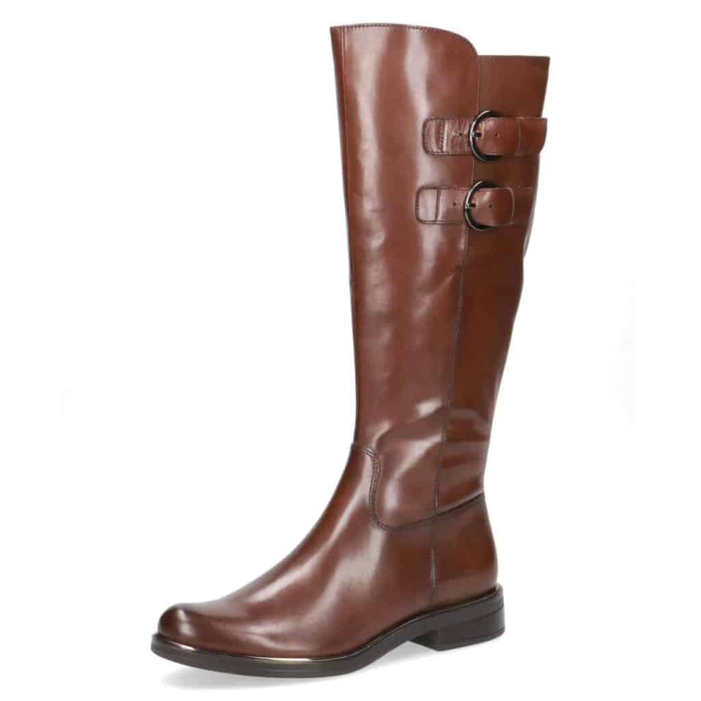 Caprice Women's 25530 Leather Knee High Boots Nappa Dark Brown
