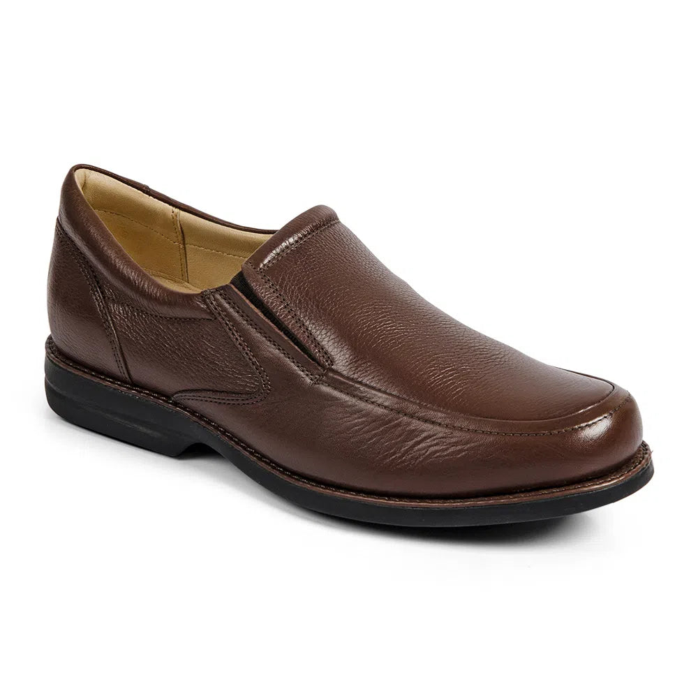 Anatomic Men's Americana 454531 Leather Slip-On Shoes Pinhao Brown