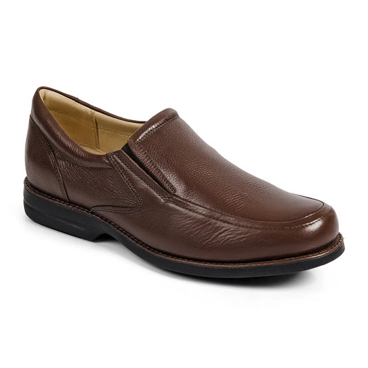 Anatomic Men's Americana 454531 Leather Slip-On Shoes Pinhao Brown
