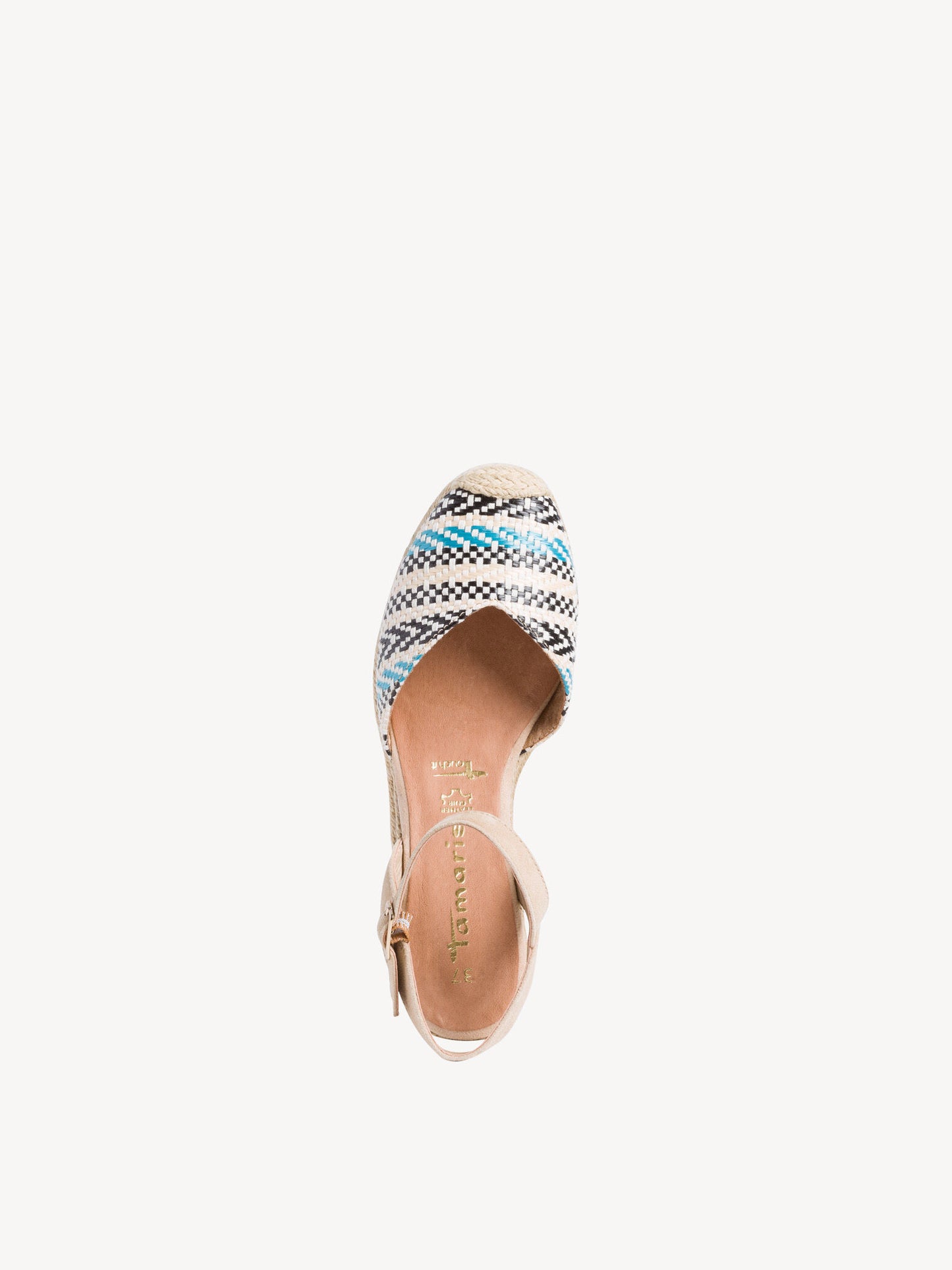 Tamaris Women's 1-29606-26 Espadrille Wedge Heel Sandals Sand
