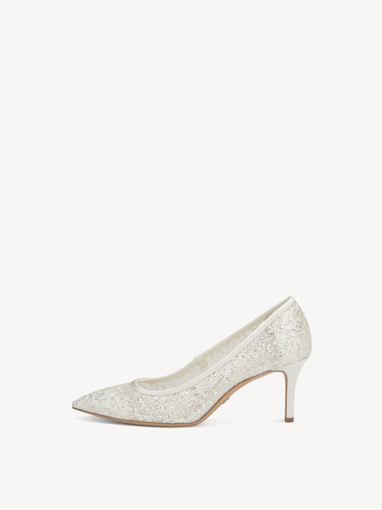 Tamaris Women's 1-22443-20 434 Heel Pumps Shoes Ivory Glam