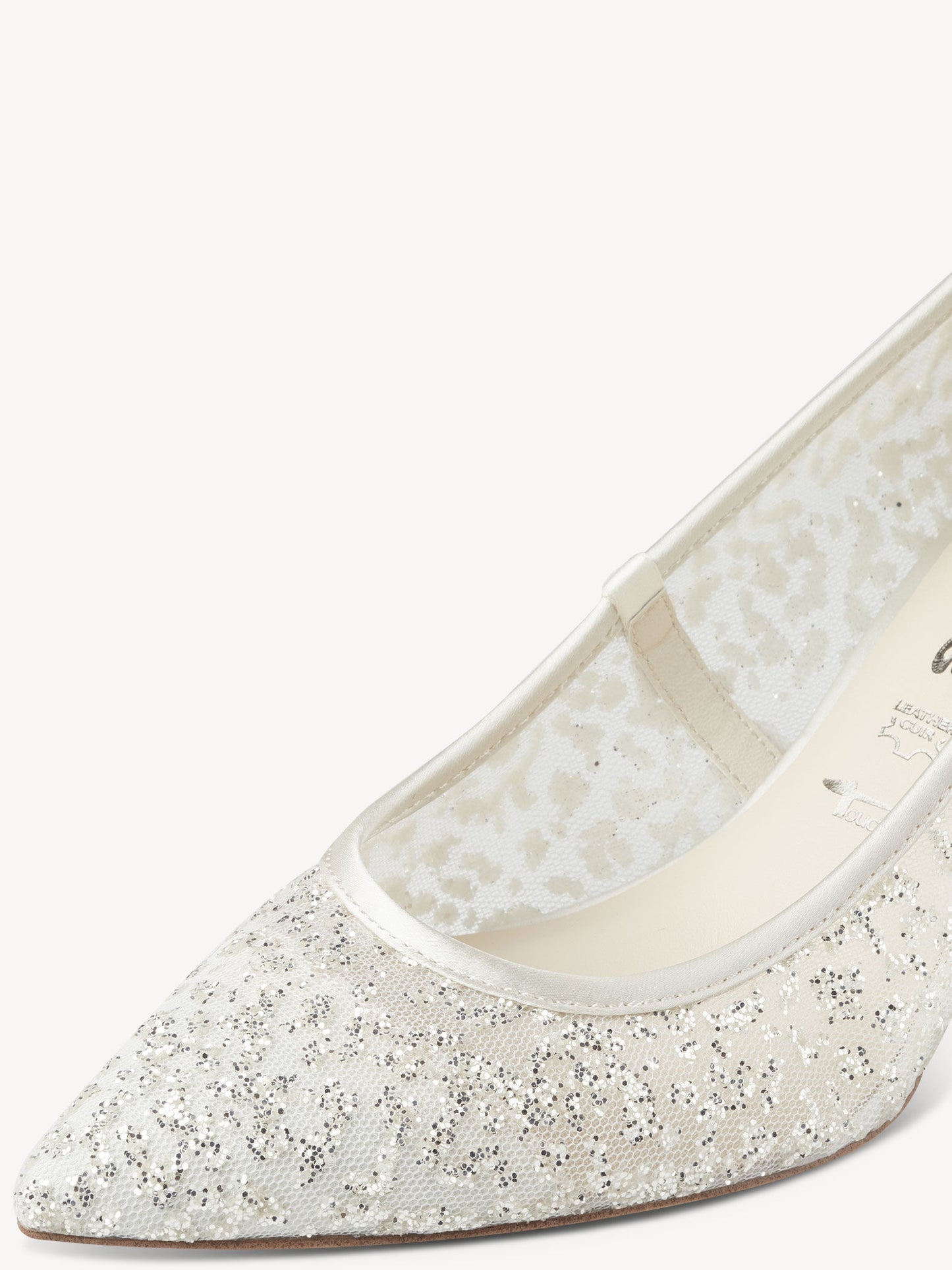 Tamaris Women's 1-22443-20 434 Heel Pumps Shoes Ivory Glam