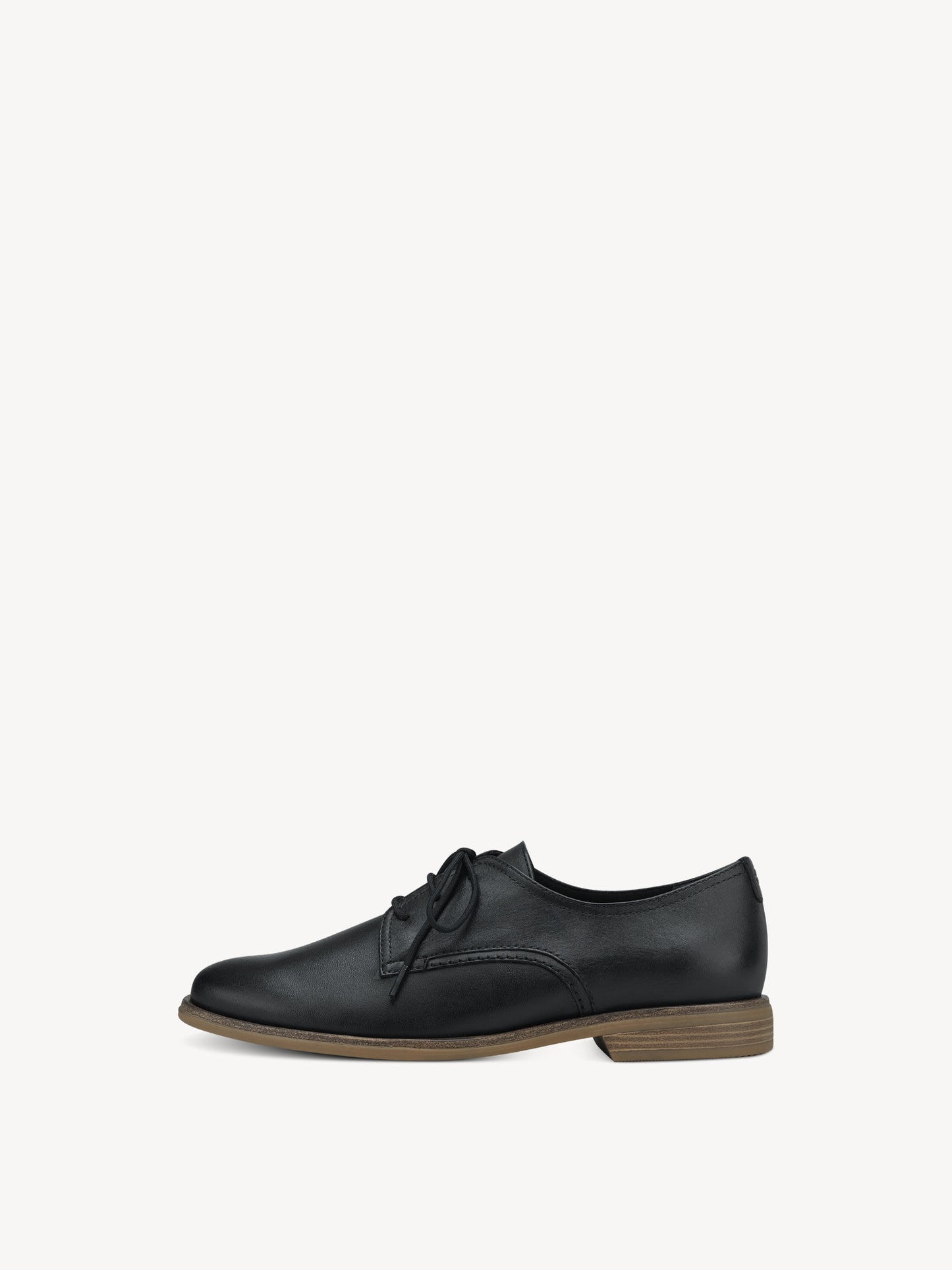 Tamaris Women's 1-1-23218-20 003 Leather Lace-Up Shoes Black
