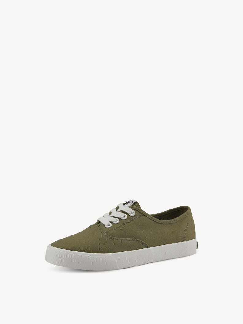 Tamaris Women's 1-1-23604-20 722 Lace-Up Sneakers Olive Green