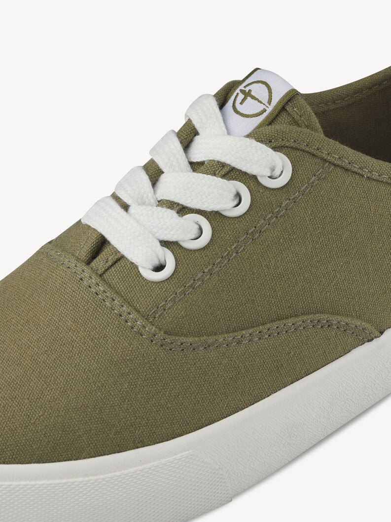 Tamaris Women's 1-1-23604-20 722 Lace-Up Sneakers Olive Green