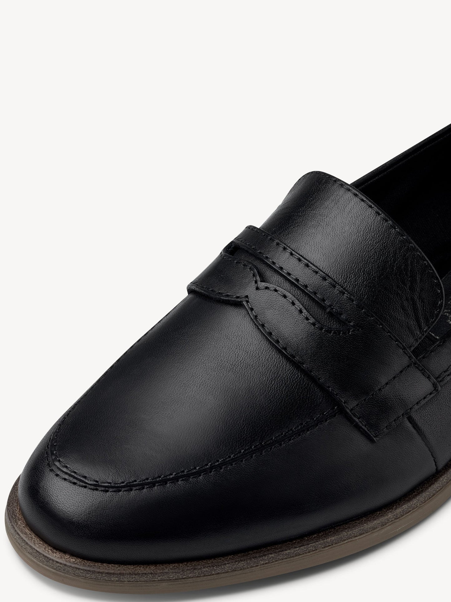 Tamaris Women's 1-1-24215-20 003 Leather Slipper Loafer Shoes Black
