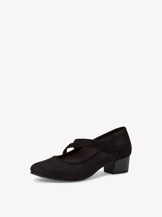 Jana Women's 8-8-24363-20/42 Softline Heel Pumps Shoes Black