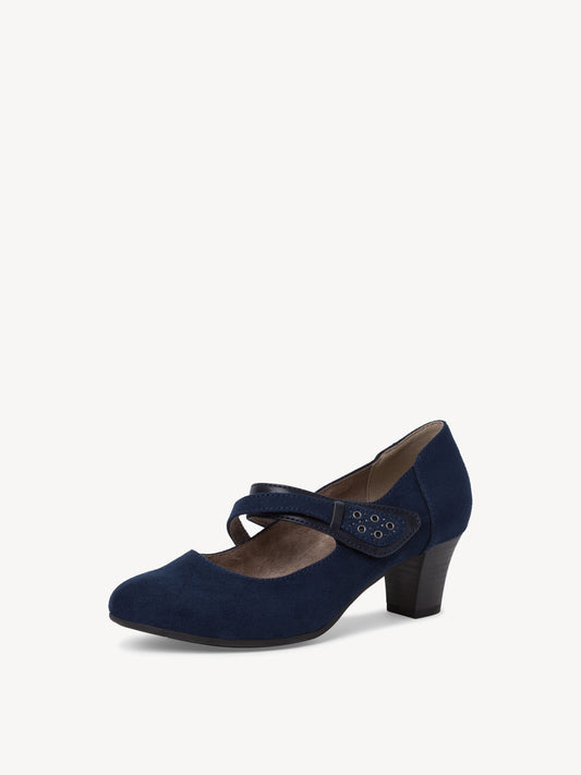 Jana Women's 8-8-24464-20/42 805 Softline Heel Pumps Shoes Navy Blue