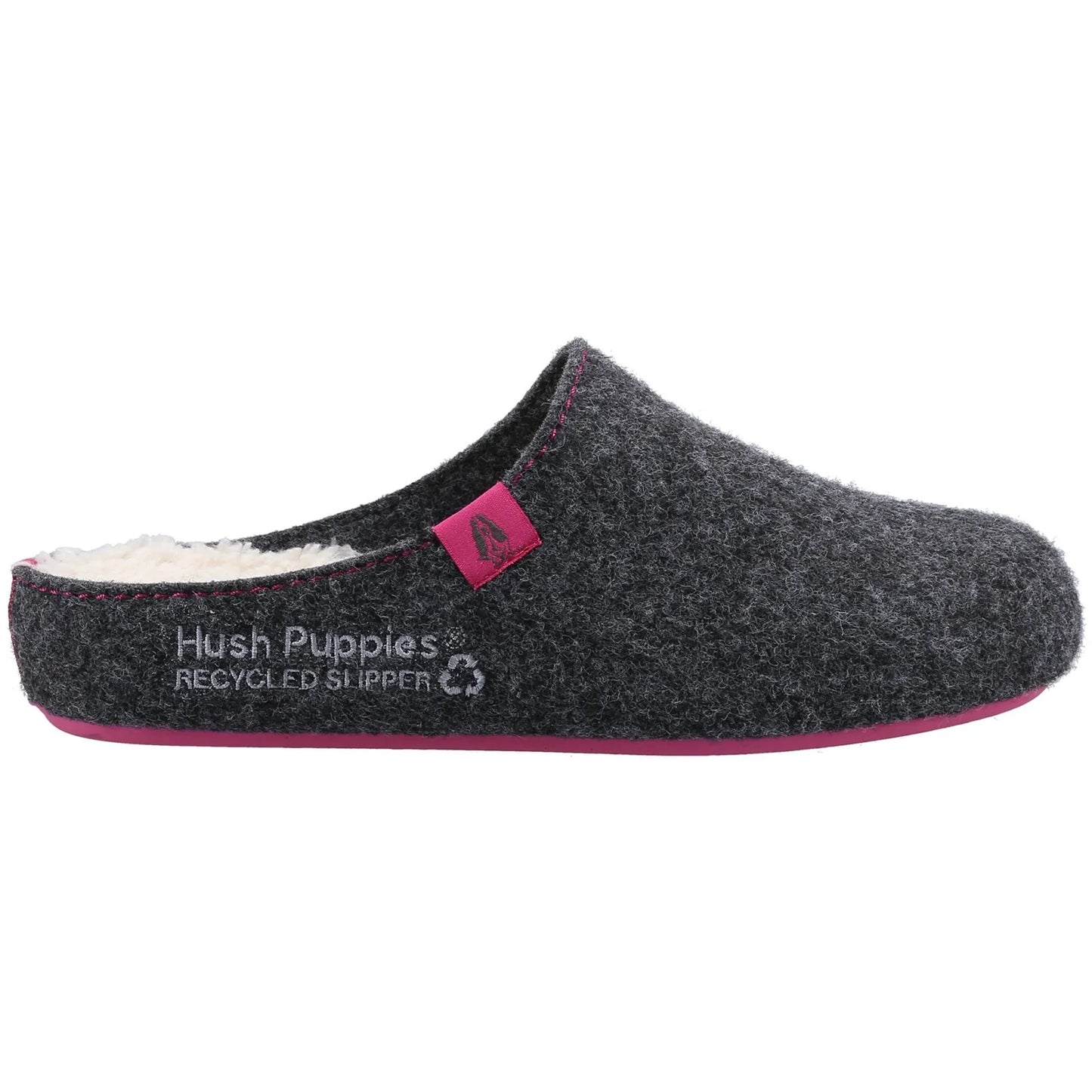 Hush Puppies Women's Recycled The Good Slipper Charcoal
