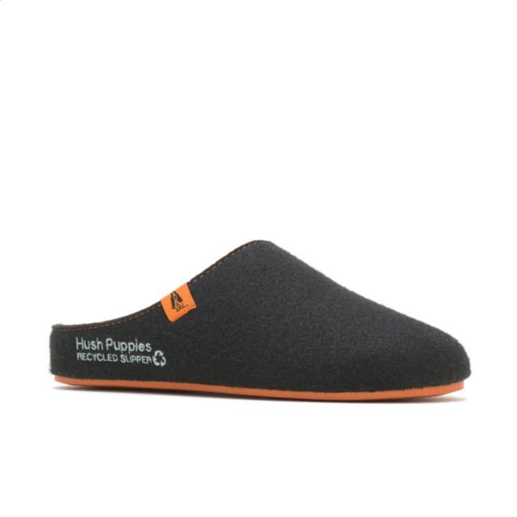 Hush Puppies Men's Recycled The Good Slipper Black