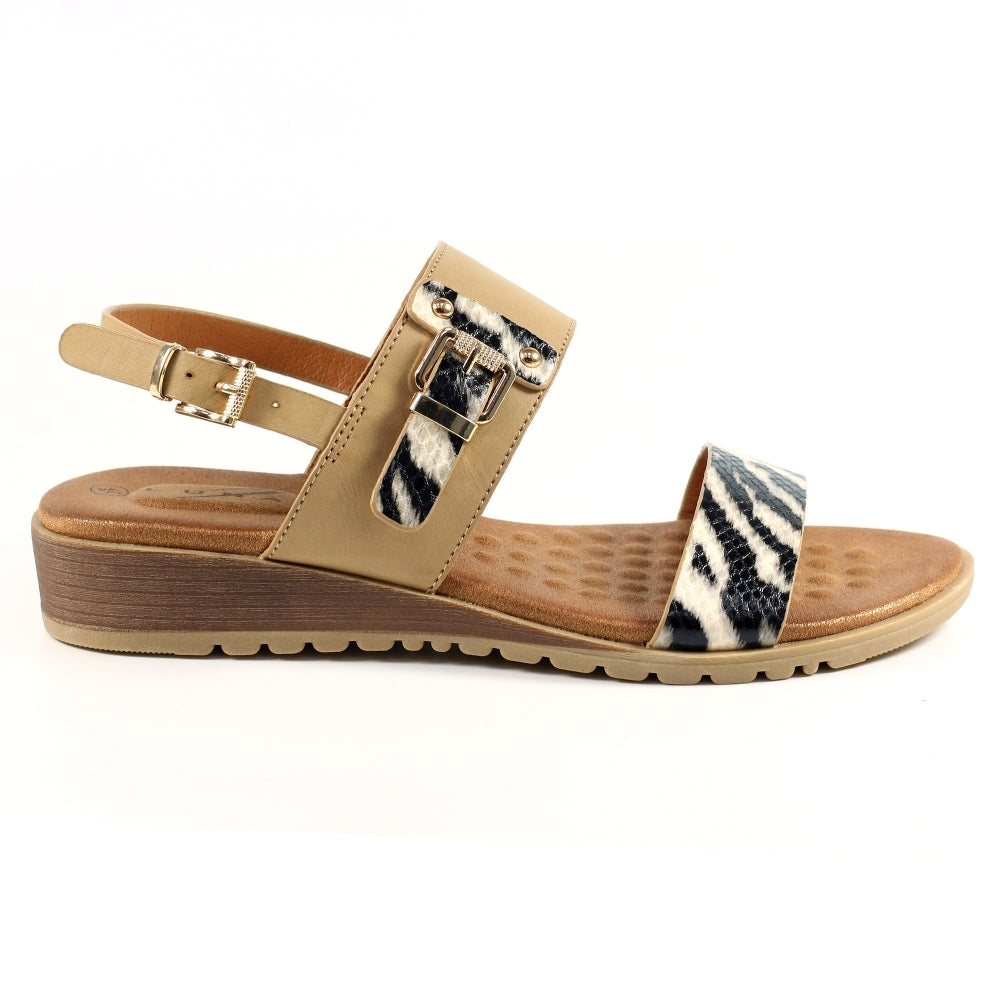 Lunar Women's JLH311 Tuscany Sandals Beige