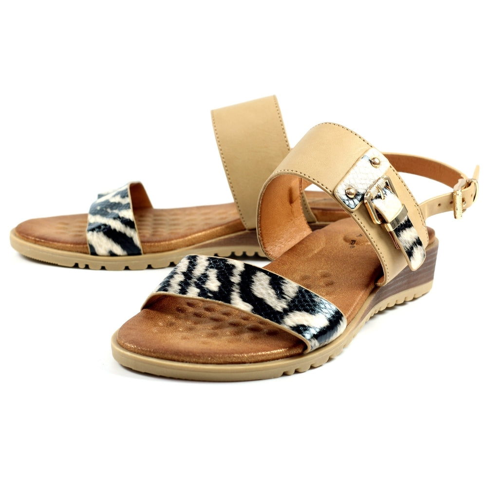 Lunar Women's JLH311 Tuscany Sandals Beige