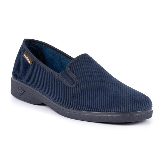 Lunar Men's KMG007 Marshall Goodyear Full Slippers Navy Blue