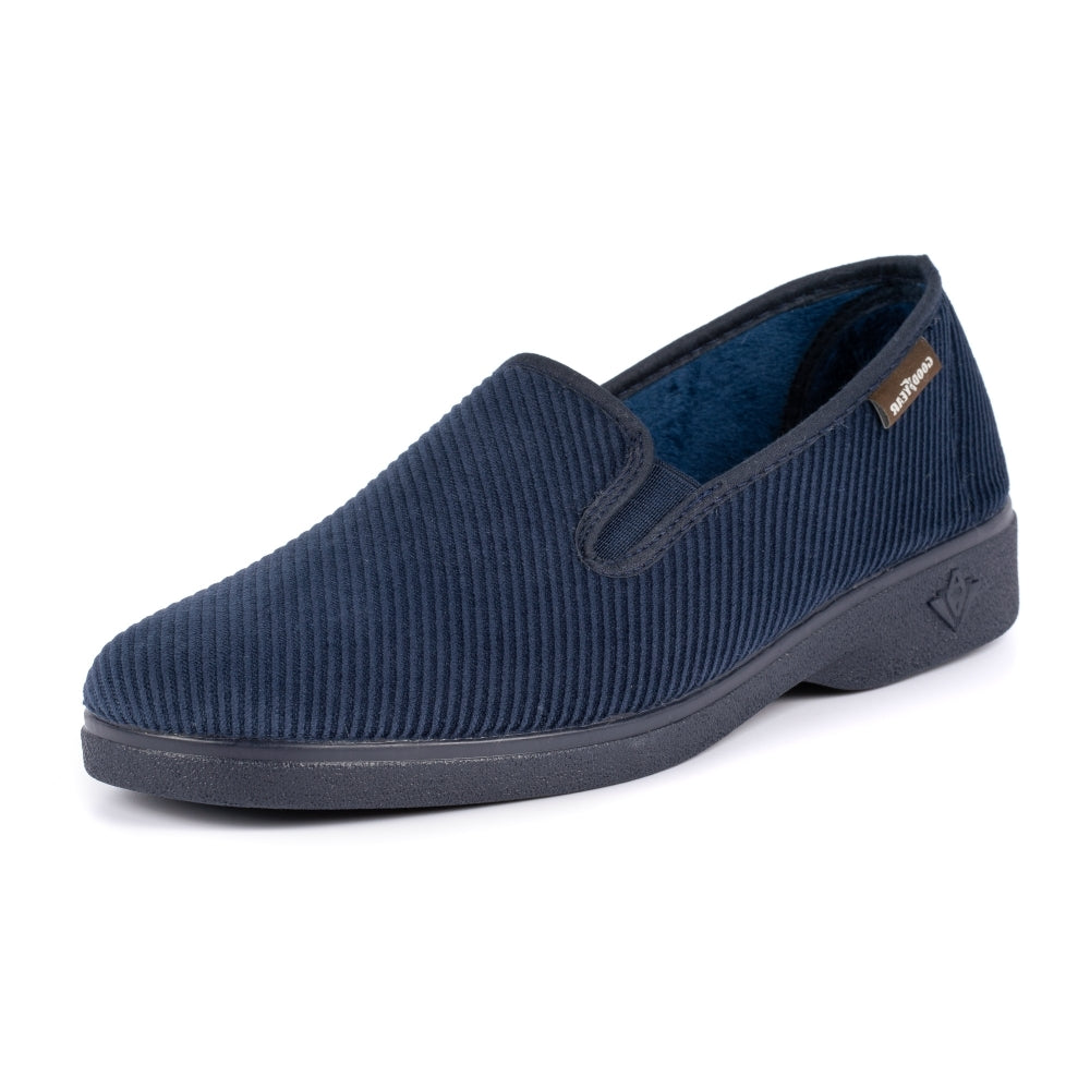 Lunar Men's KMG007 Marshall Goodyear Full Slippers Navy Blue