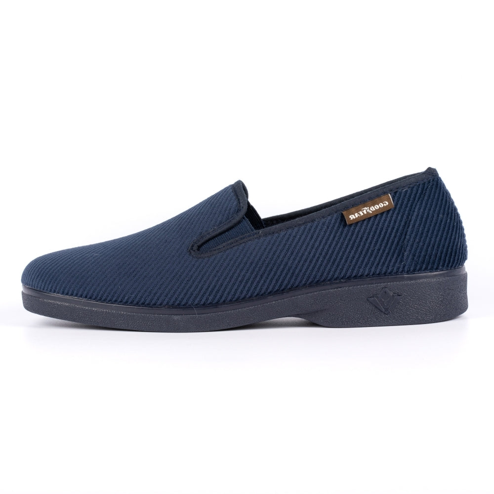Lunar Men's KMG007 Marshall Goodyear Full Slippers Navy Blue