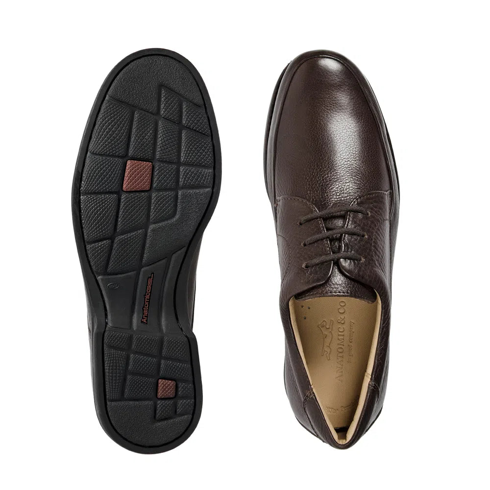 Anatomic Men's New Recife Leather Lace-Up Shoes Brown Floater