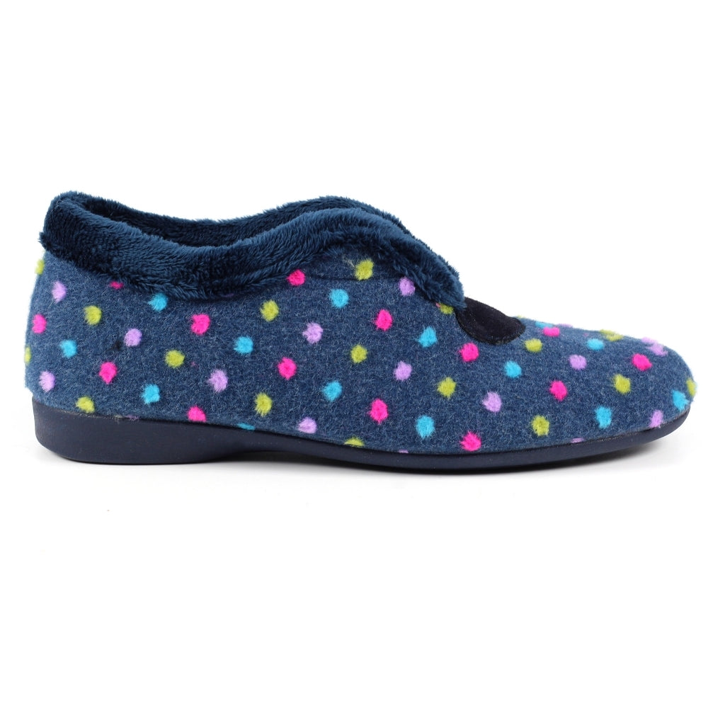 Lunar Women's KLZ065 Tennessee Full Slippers Blue