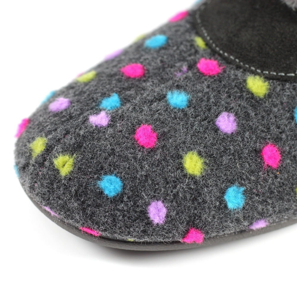 Lunar Women's KLZ065 Tennessee Full Slippers Grey