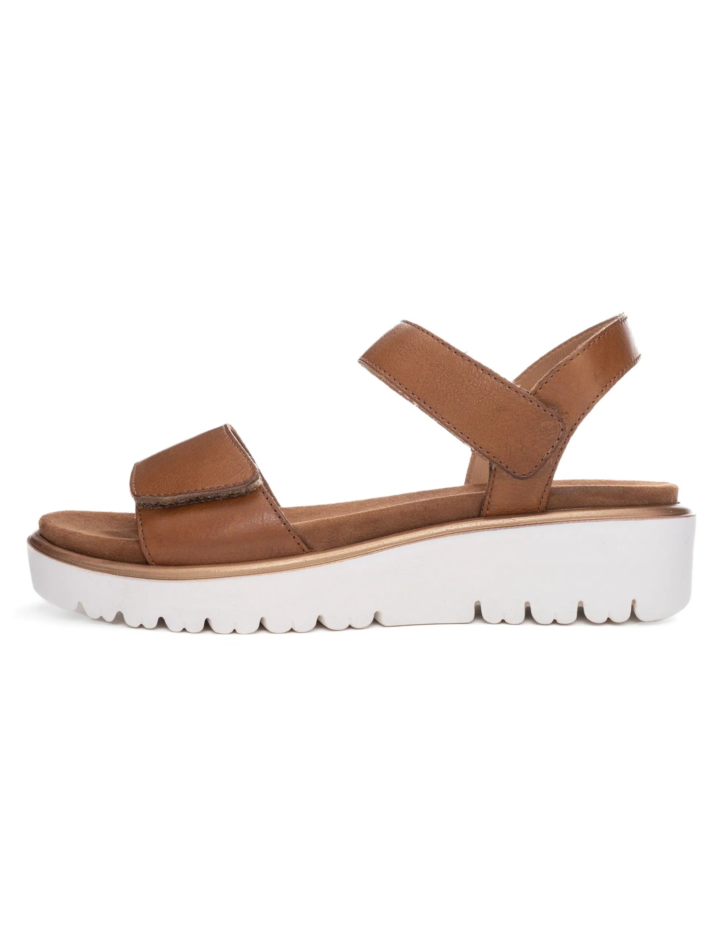 Ara Women's 1233518 Bilbao Leather Sandals Cognac Brown