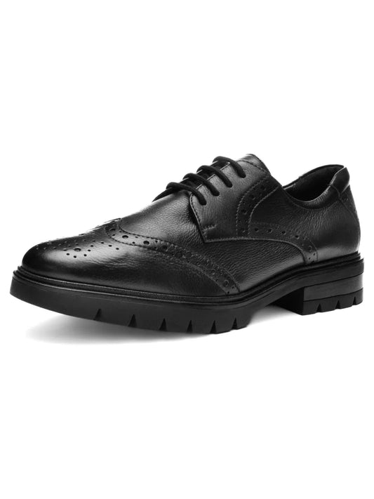 Ara Women's 1211223-10 Cambridge Lace-Up Leather Loafers Black