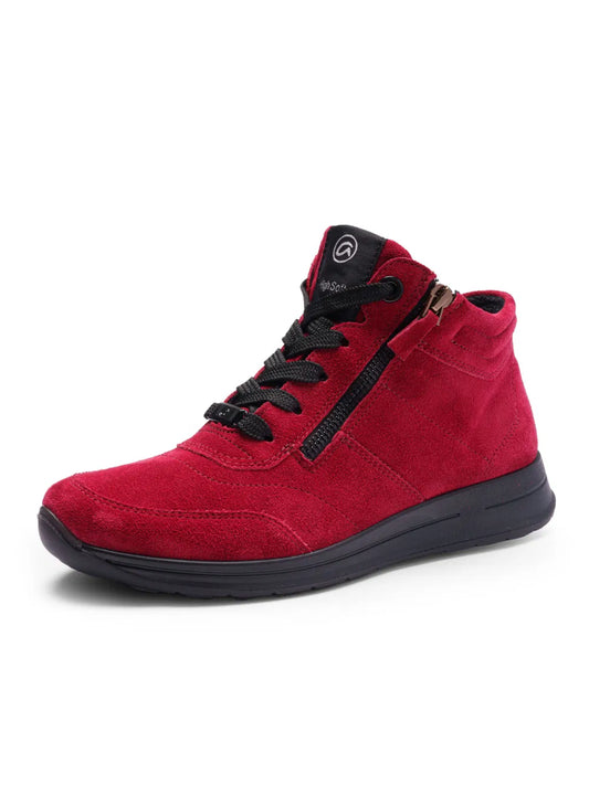 Ara Women's 1224808-87 Osaka Ankle Boots Wildberry Red