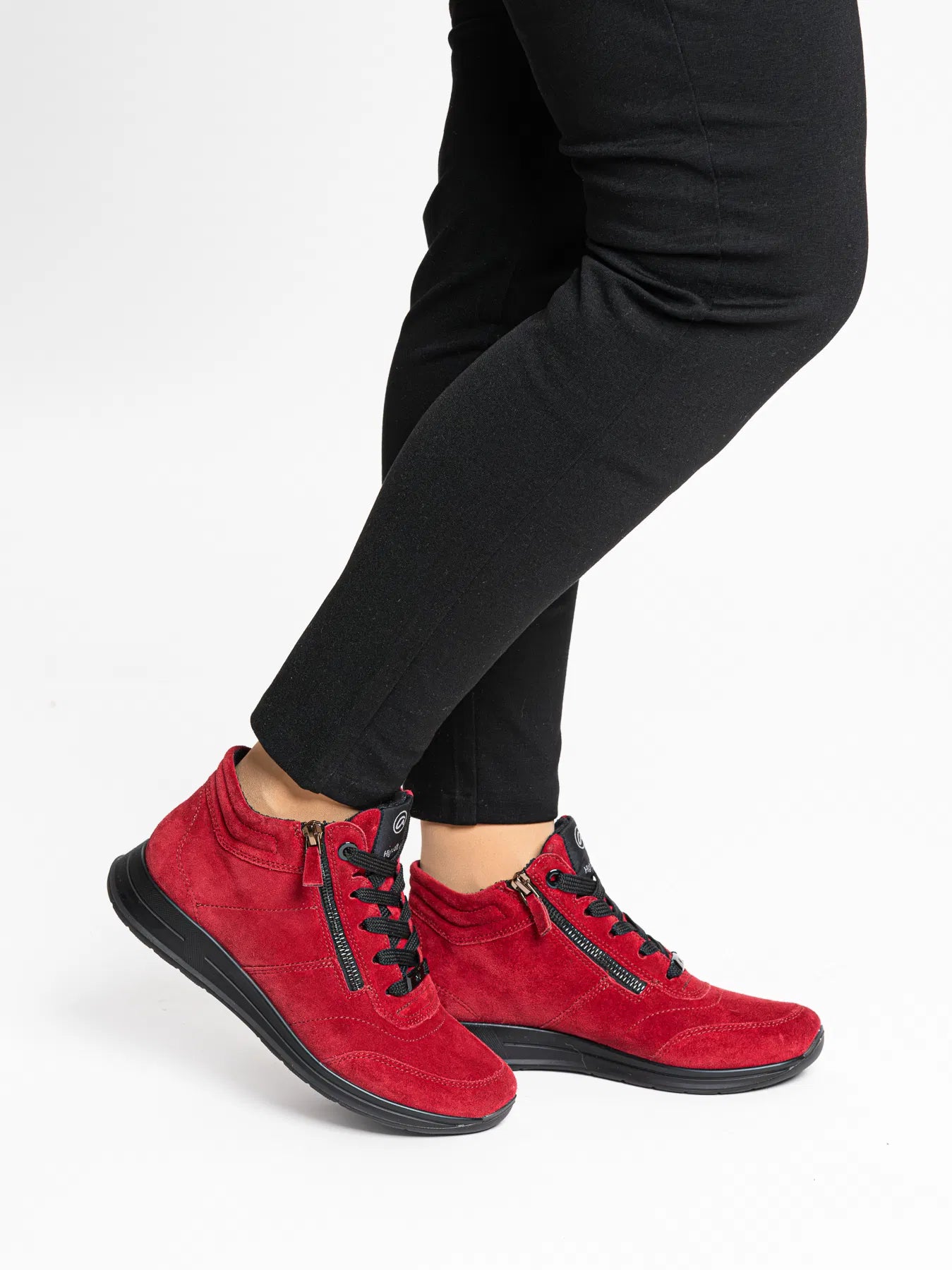 Ara Women's 1224808-87 Osaka Ankle Boots Wildberry Red