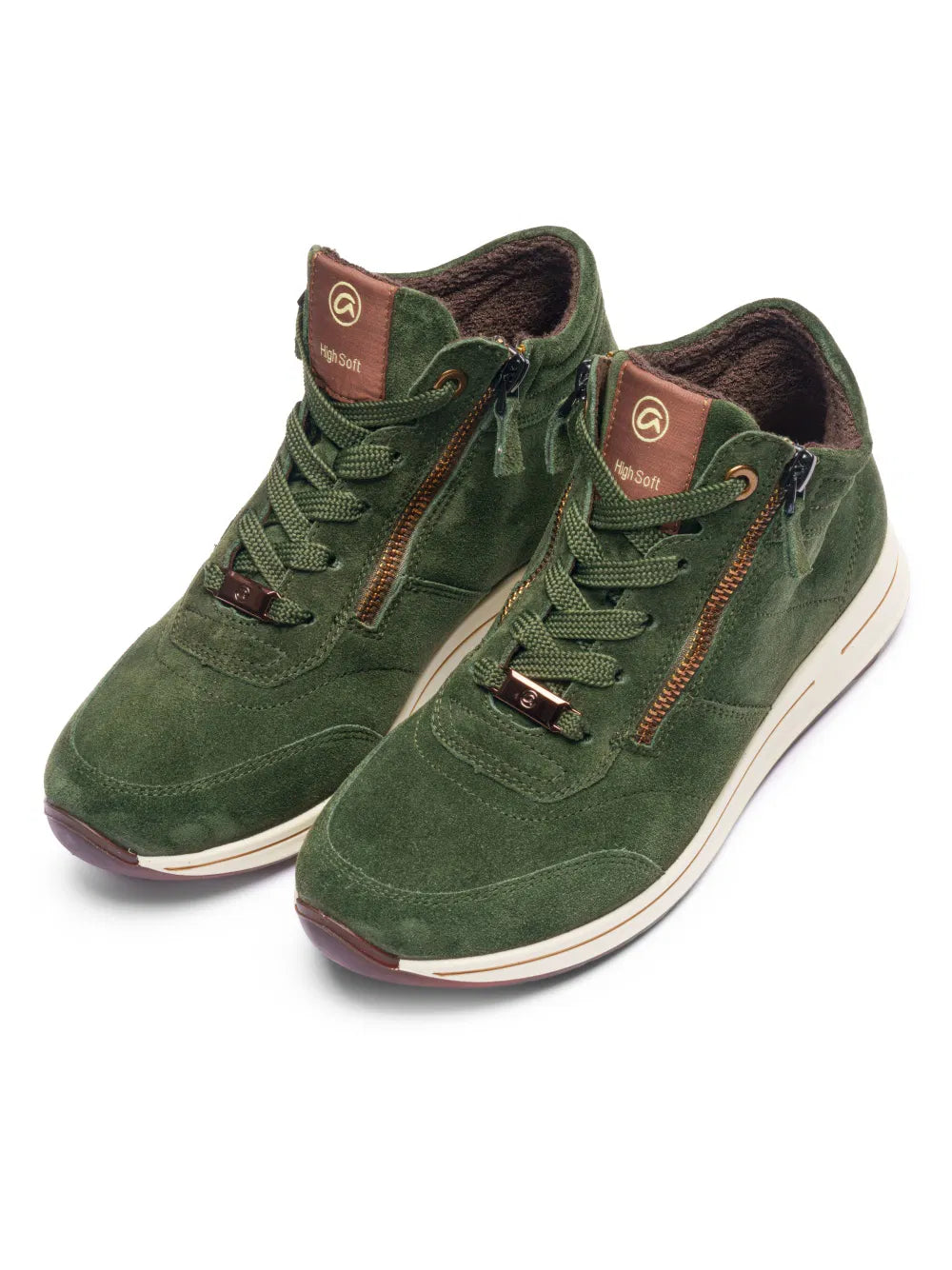 Ara Women's 1224808-87 Osaka Ankle Boots Fango Dark Green