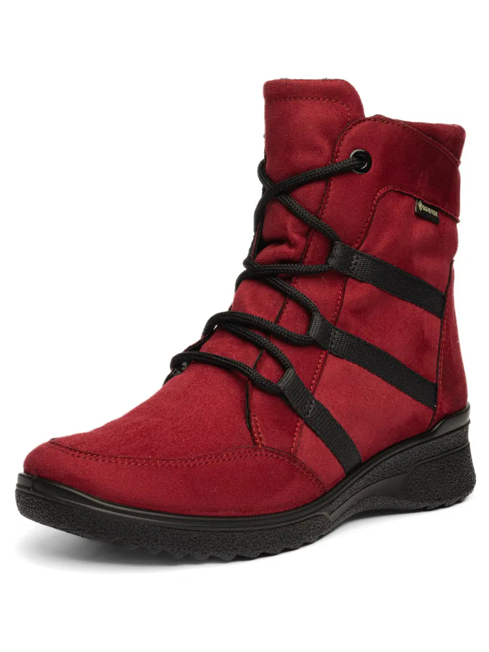 Ara Women's 12-58504-01 Waterproof Winter Boots in Ruby Red