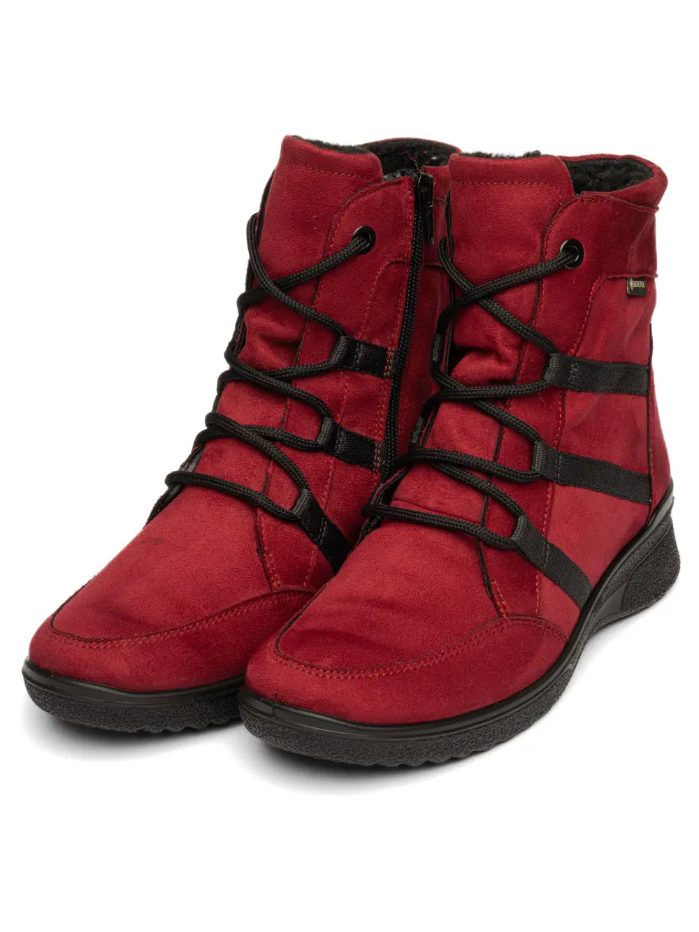 Ara Women's 12-58504-01 Waterproof Winter Boots in Ruby Red