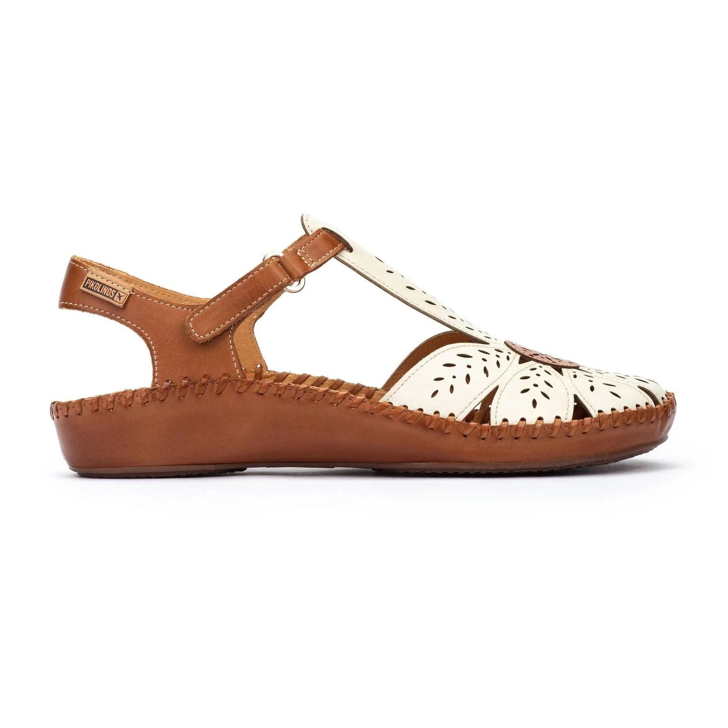Pikolinos Women's P. Vallarta 655-0841C1 Leather Sandals Nata Beige
