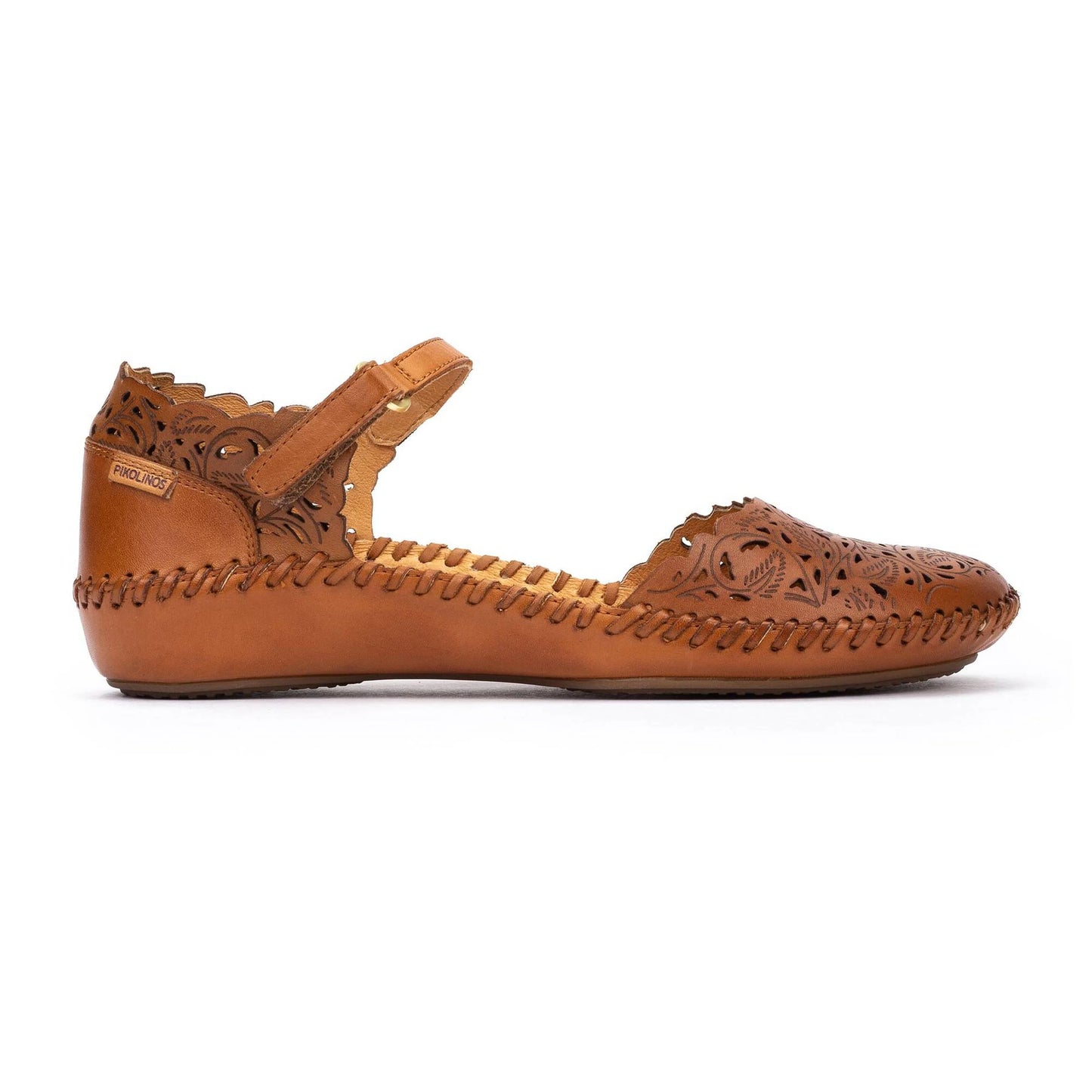 Pikolinos Women's P. Vallarta 655-0906 Leather Sandals Brandy Brown