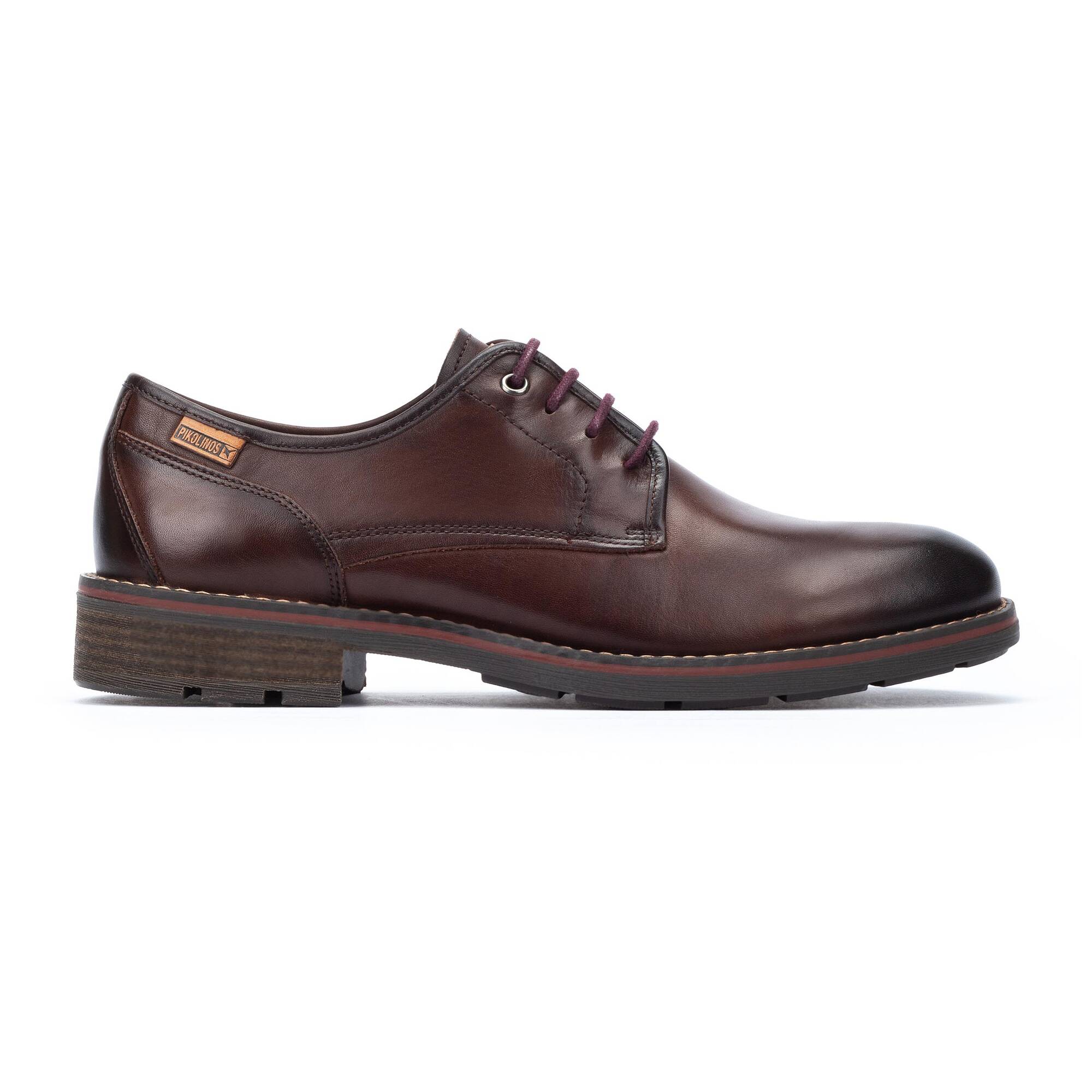 Pikolinos Men s York M2M 4178ST Leather Lace Up Shoes Olmo Brown