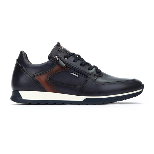 Pikolinos Men's Cambil M5N-6362C1 Leather Lace-Up Sneakers Space