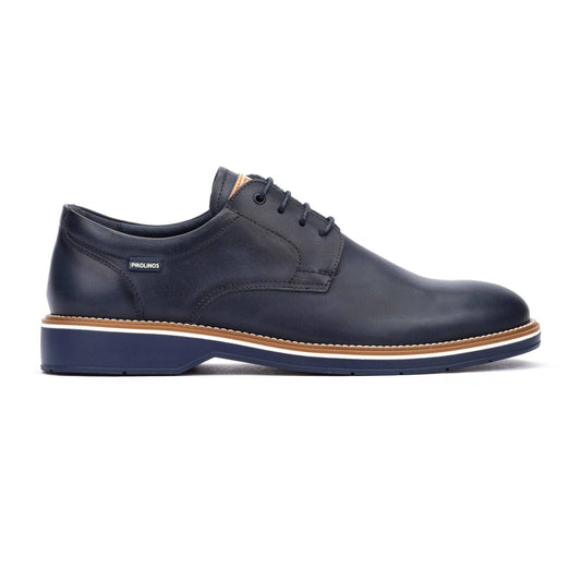Pikolinos Men's Carlet M6W-4311 Leather Lace-Up Shoes Blue
