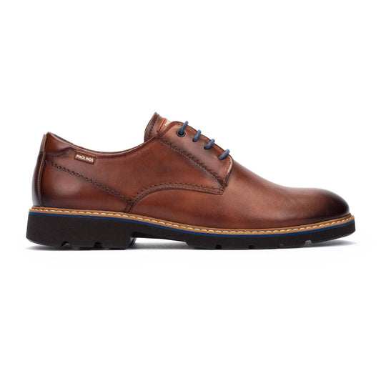 Pikolinos Men's Alarcon M7D-4289 Leather Lace-Up Shoes Cuero Brown