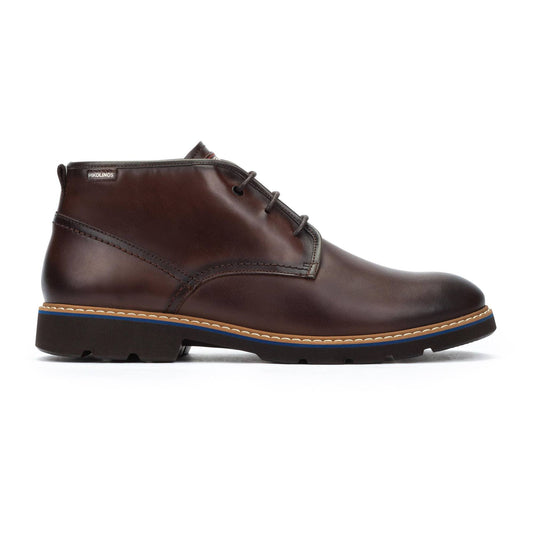 Pikolinos Men's Alarcon M7D-8054C1 Leather Lace-Up Ankle Boots Olmo Brown
