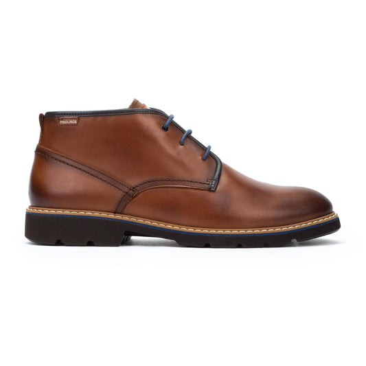 Pikolinos Men's Alarcon M7D-8054C1 Leather Lace-Up Ankle Boots Cuero Brown