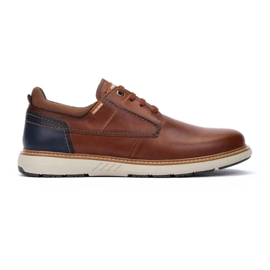Pikolinos Men's Bilbao M8D-4292C1 Leather Lace-Up Trainer Shoes Cuero Brown