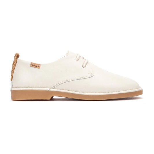 Pikolinos Women's Noia W5W-4535 Leather Lace-Up Shoes Nata Beige