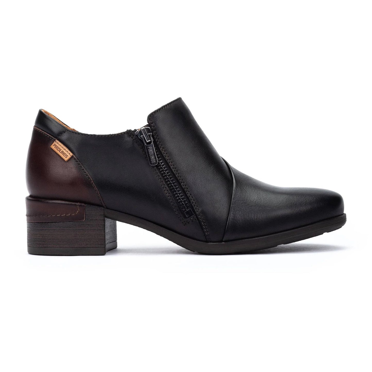 Pikolinos Women's Malaga W6W-5902C1 Leather Heel Shoes Black