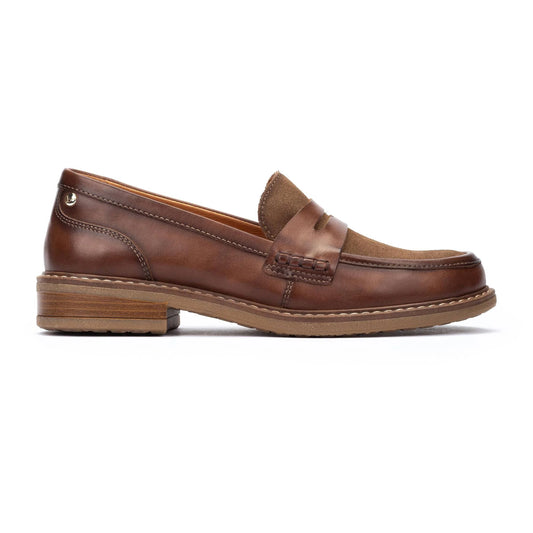 Pikolinos Women's Aldaya W8J-3541C6 Leather Loafer Shoes Topo Brown
