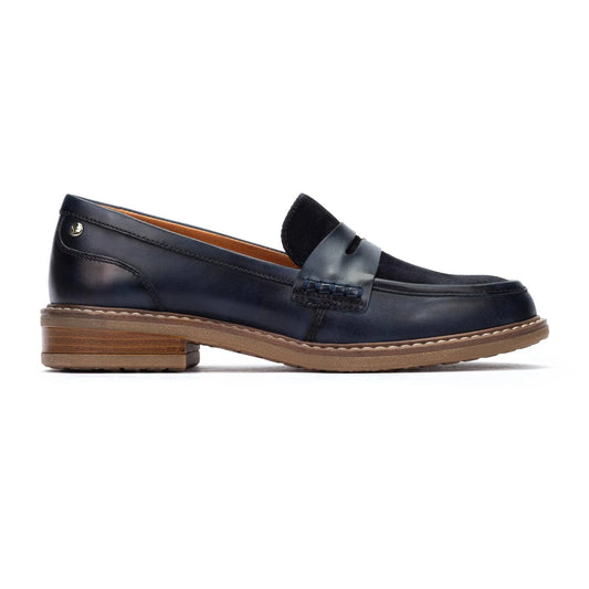 Pikolinos Women's Aldaya W8J-3541C6 Leather Loafer Shoes Blue