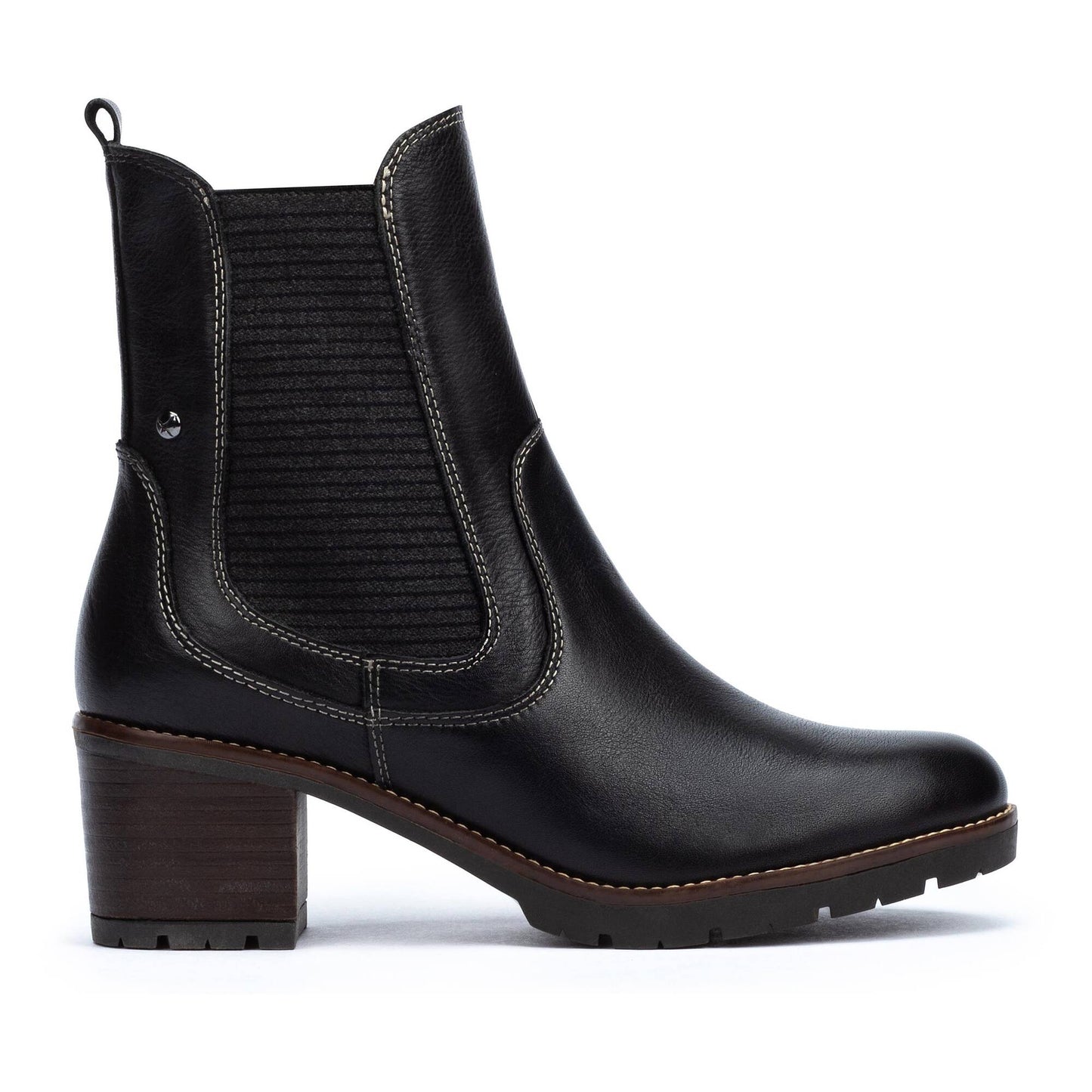 Pikolinos Women's Illanes W7H-8948 Leather Chelsea Boots Black