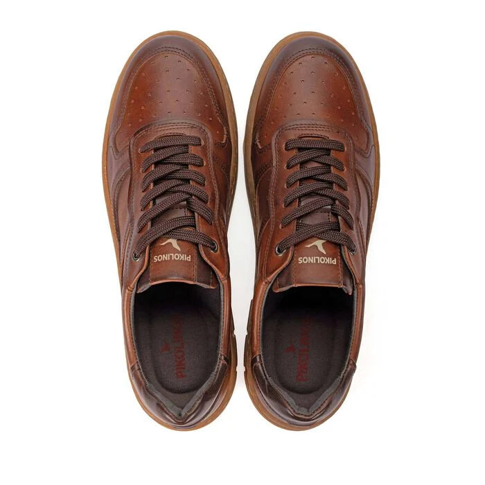 Pikolinos Men's M1U-6468C1 SALINAS leather sports shoe - Brown