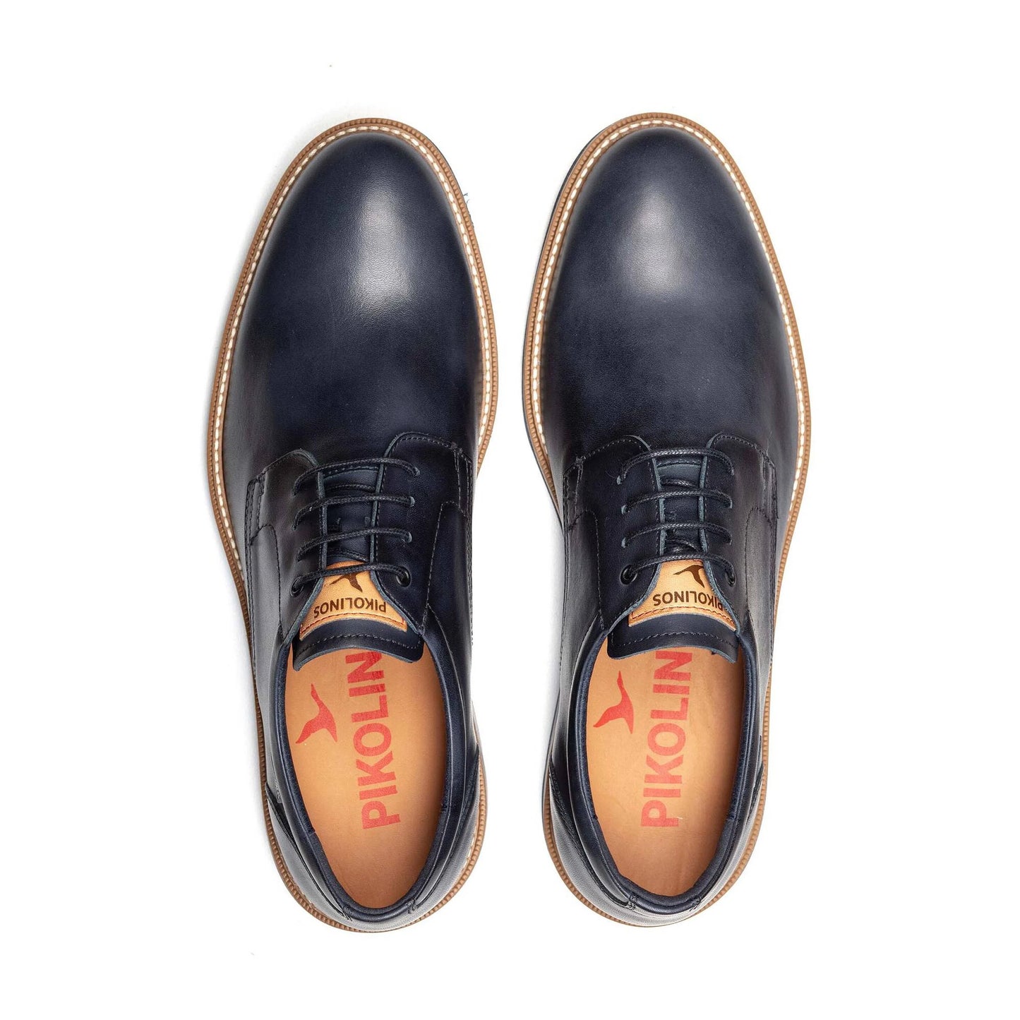 Pikolinos Men's Carlet M6W-4311 Leather Lace-Up Shoes Blue